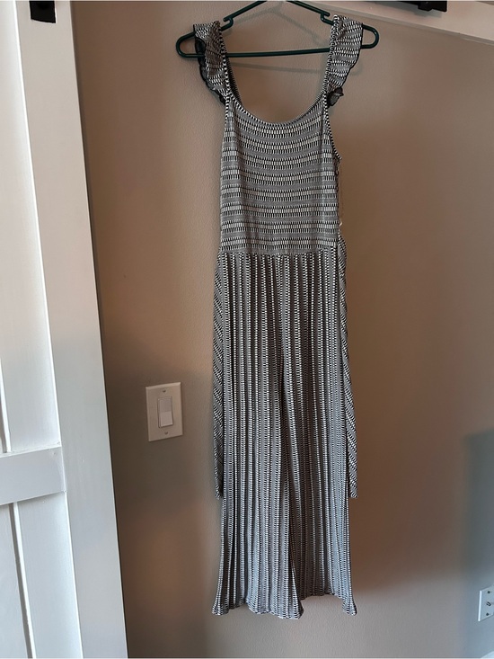 Caution To The Wind Pants - Caution To The Wind | Black & White Patterned Jumpsuit